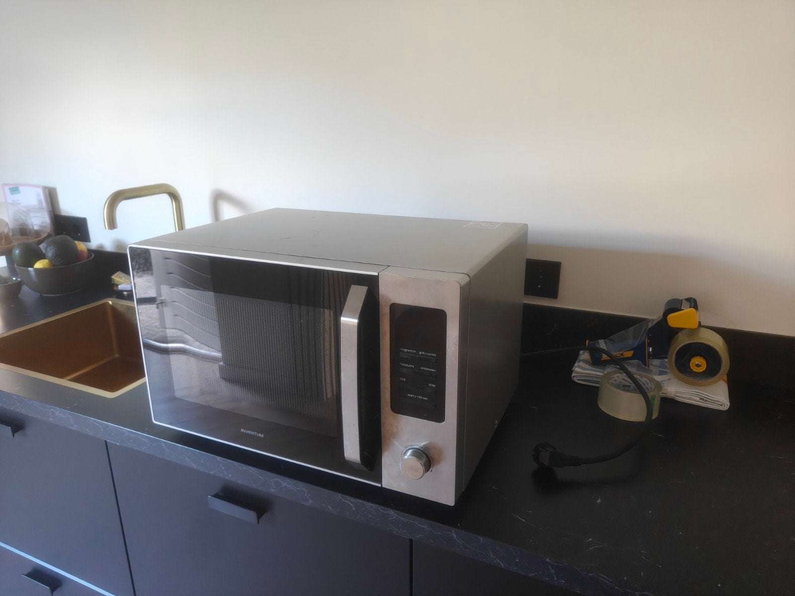 Inventum Combimagnetron oven, Ophalen, Combimagnetron, Gebruikt, Grill
