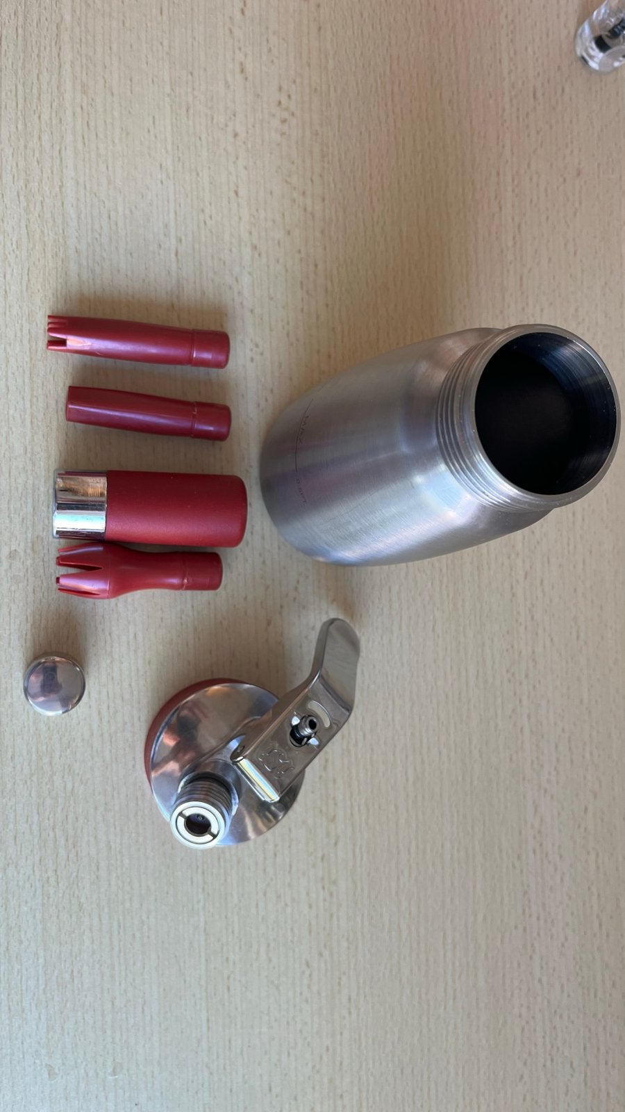 iSi Gourmet Whip 0,25 liter - slagroomspuit, Zilver, Ophalen of Verzenden, Metaal, Overige merken