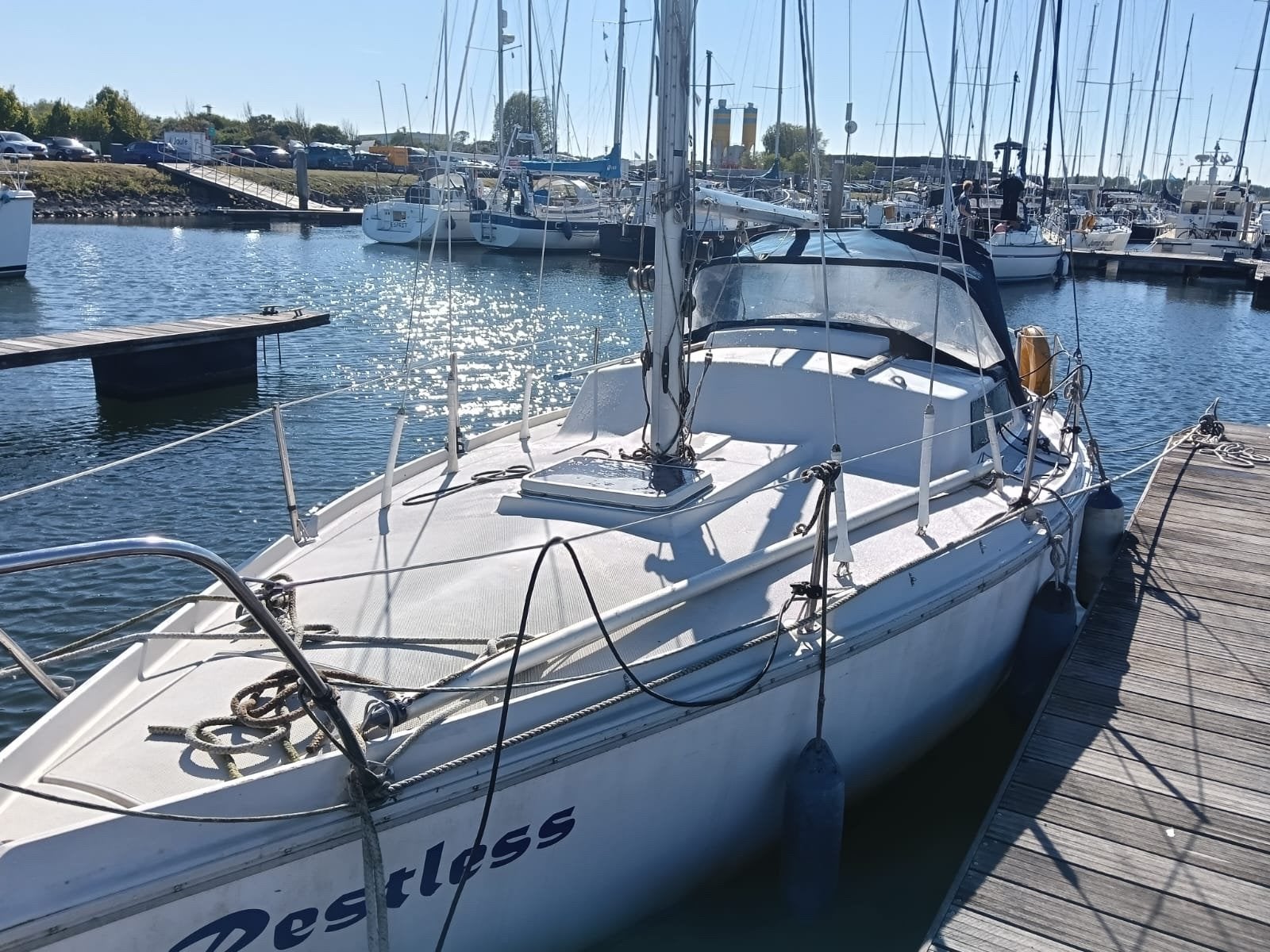 Jeauneau Sangria Zeilboot - 7.6m met Renault Dieselmotor, Watersport en Boten, Kajuitzeilboten en Zeiljachten, Ophalen, Gebruikt