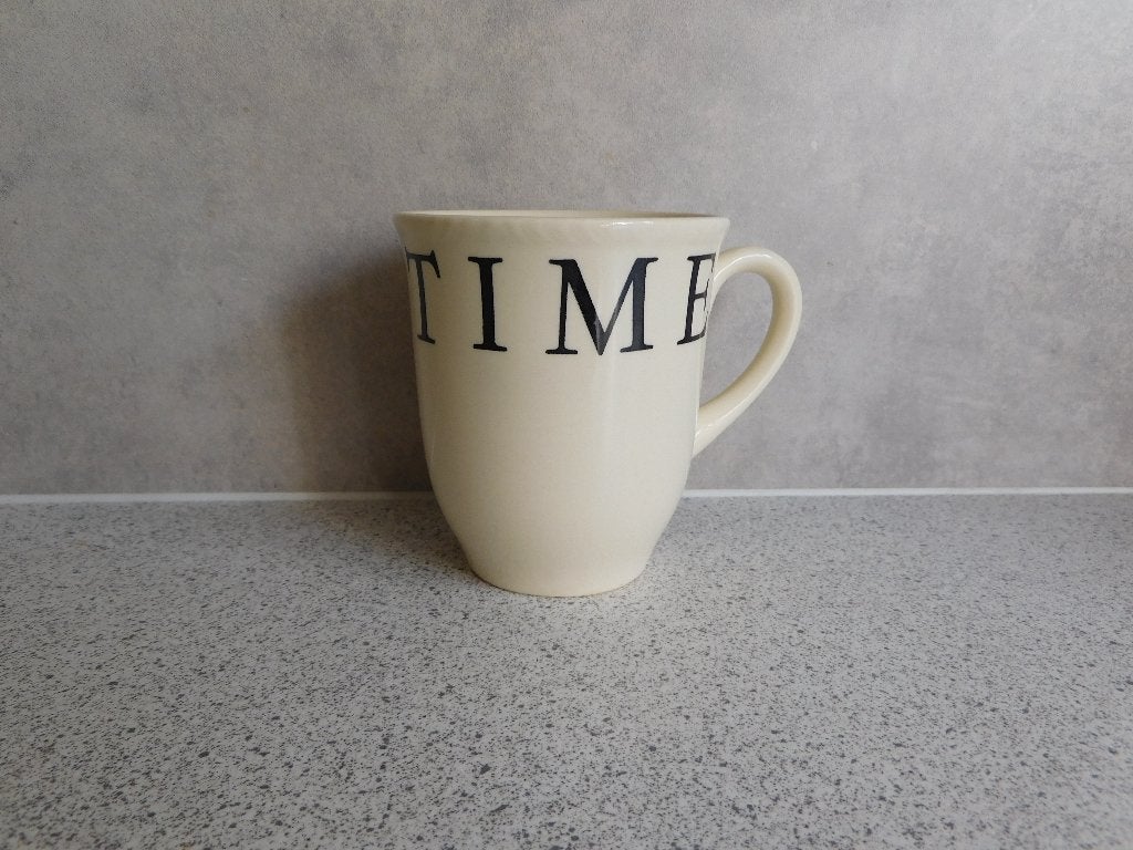 Mok Time for Tea Down Tools Wood & Sons, Overige merken, Zo goed als nieuw, Overige stijlen, Aardewerk