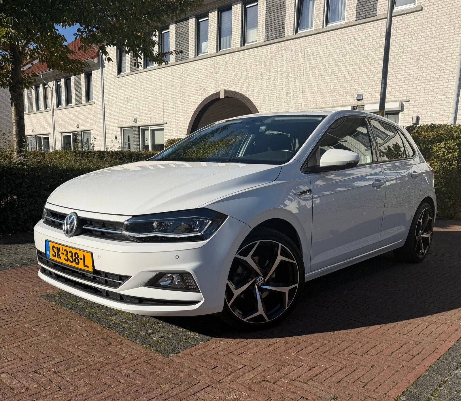 VW Polo 1.6 TDI 2018 NW APK LED DIGIDASCH, Auto's, Voorwielaandrijving, Euro 6, Wit, Origineel Nederlands