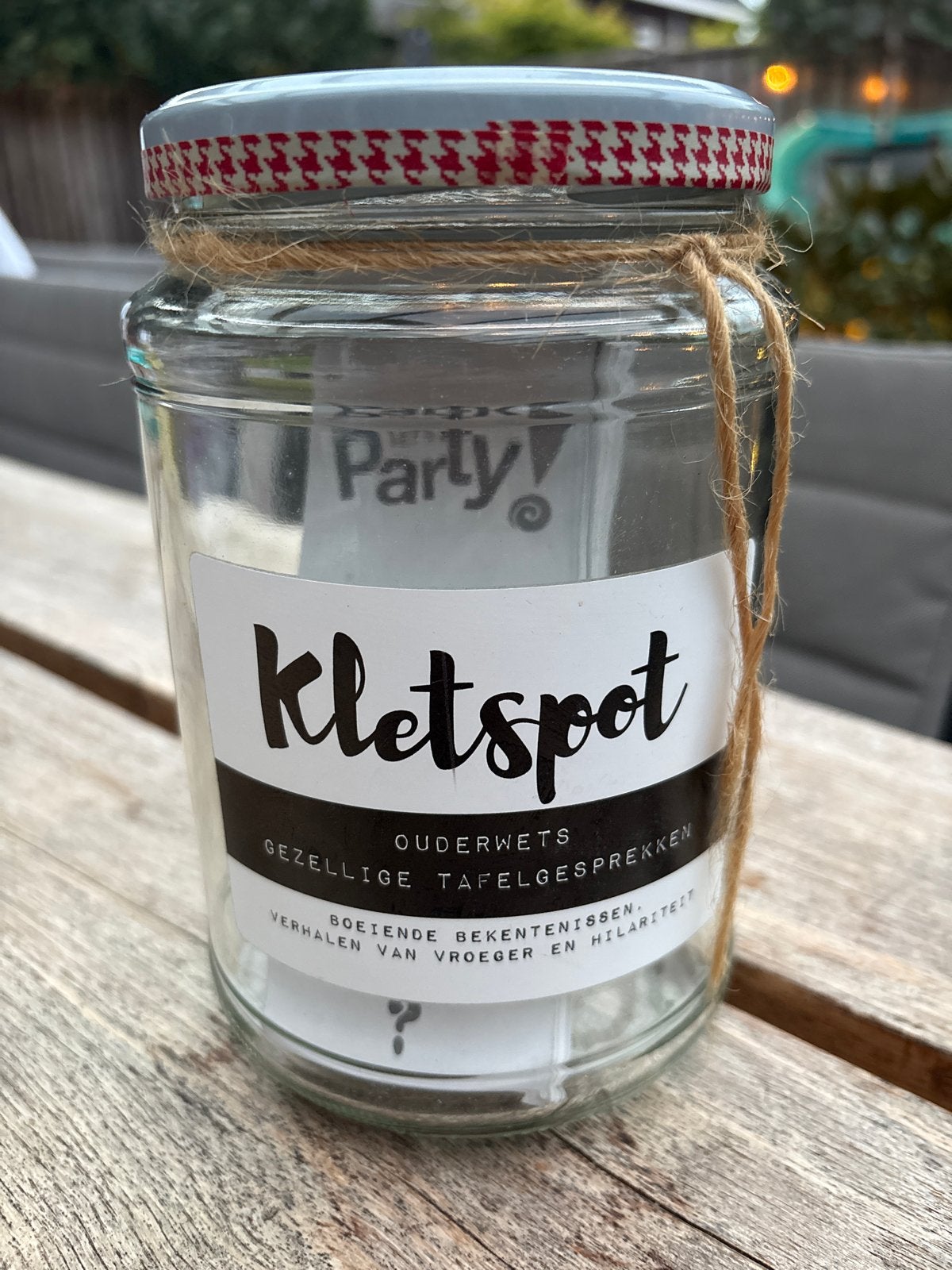 Kletspot - Gezellige tafelgesprekken, Ophalen of Verzenden, Zo goed als nieuw