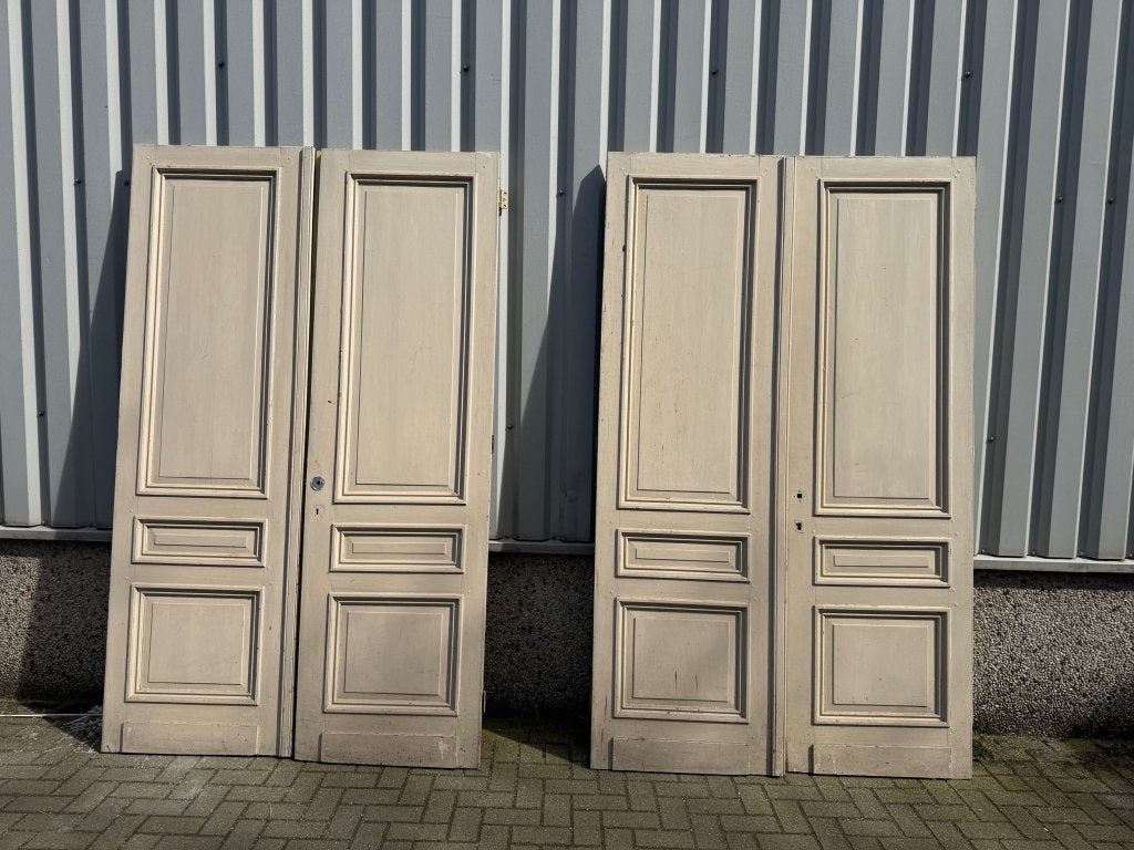 2 sets antieke ensuitedeuren uit 1910, La belle porte, Jurgen.hoogenboezem@gmail.com, Binnendeur, Ophalen of Verzenden