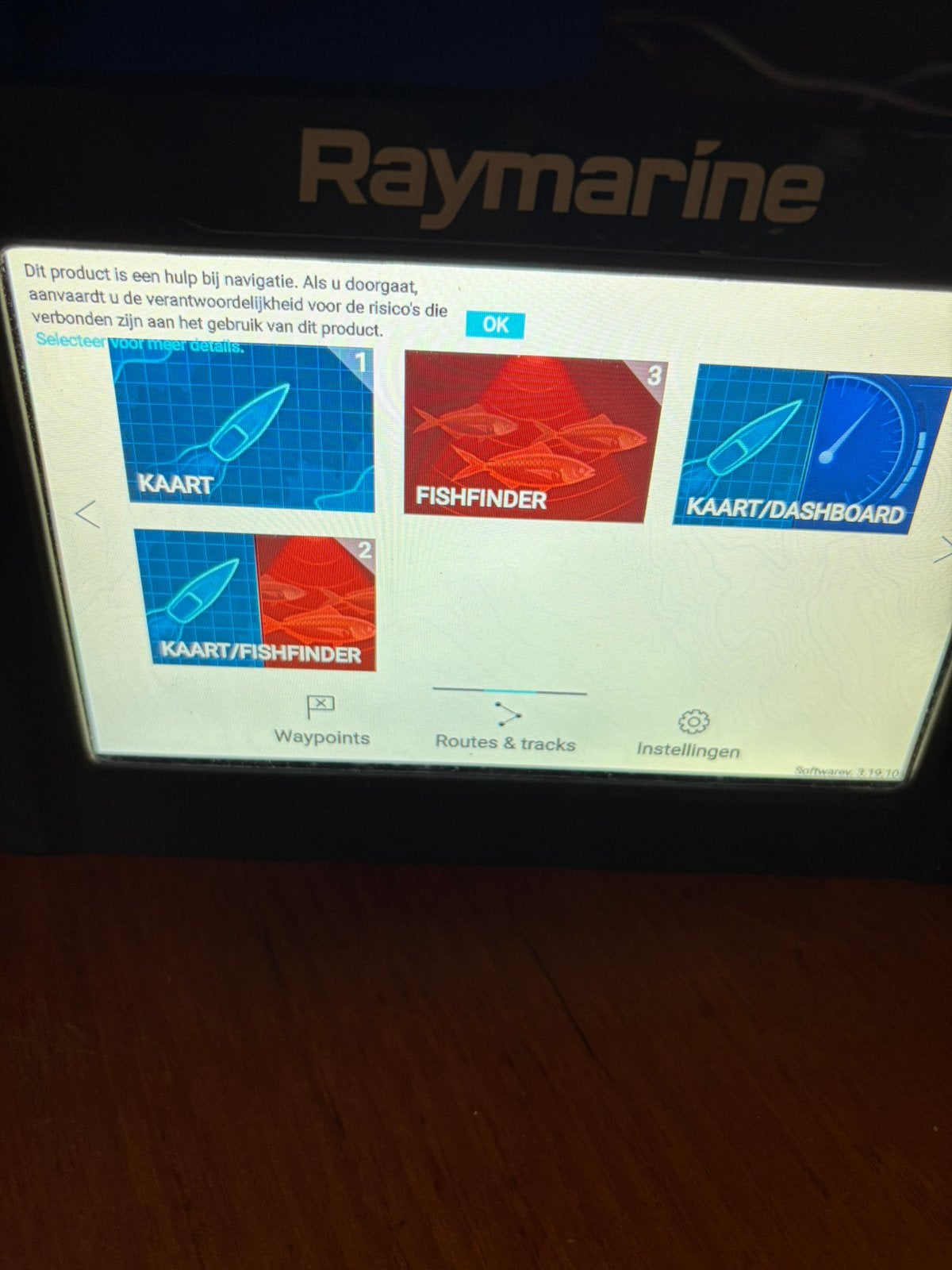 Raymarine element 7, Watersport en Boten, Navigatiemiddelen en Scheepselektronica, Ophalen of Verzenden, Zo goed als nieuw, Kaartplotter of Fish Finder