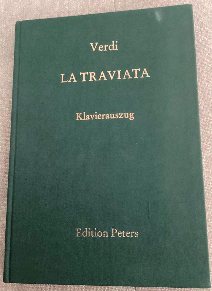 Verdi La Traviata Klavierauszug Bladmuziek, Gebruikt, Klassiek, Ophalen of Verzenden, Artiest of Componist