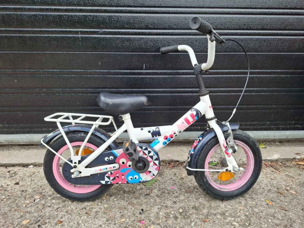 Loekie 12 inch meisjesfiets, Terugtraprem, Loekie, Niet ingevuld, Minder dan 16 inch