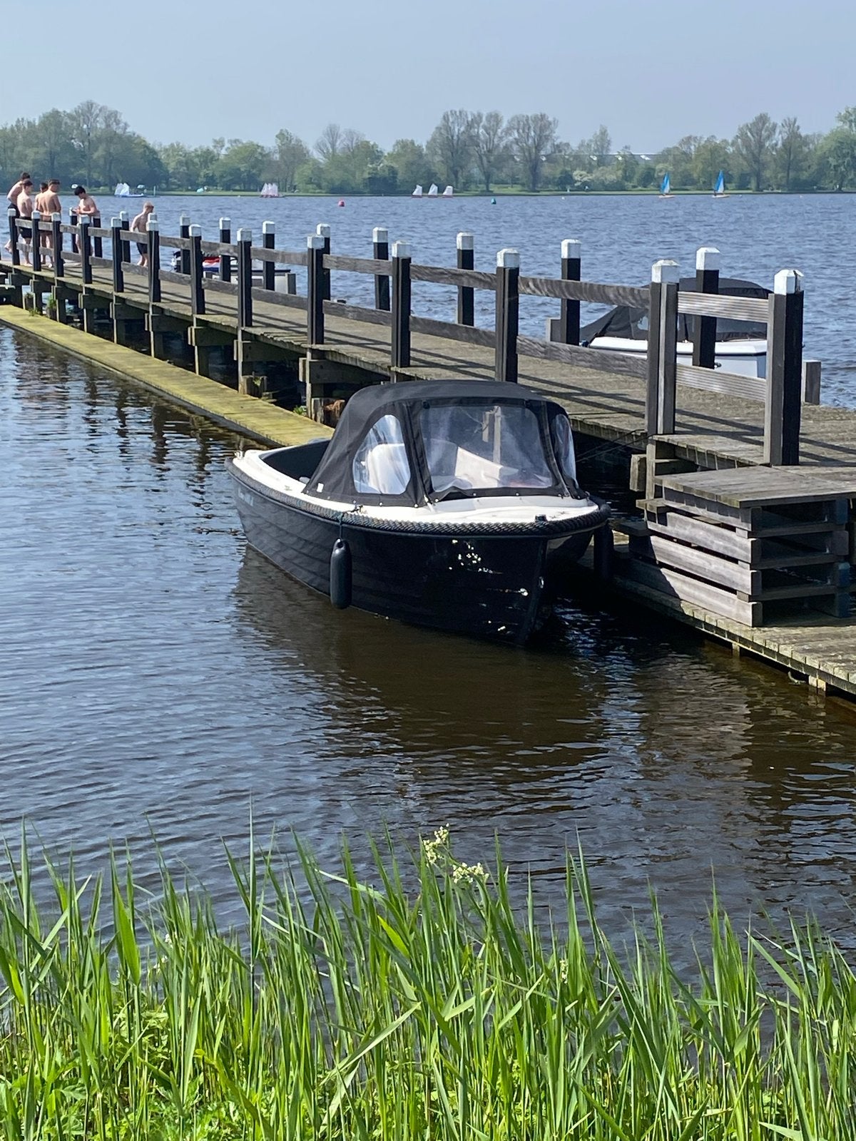 Sloep met 40pk buitenboordmotor, Watersport en Boten, Ophalen of Verzenden, Gebruikt, Buitenboordmotor, Buiskap