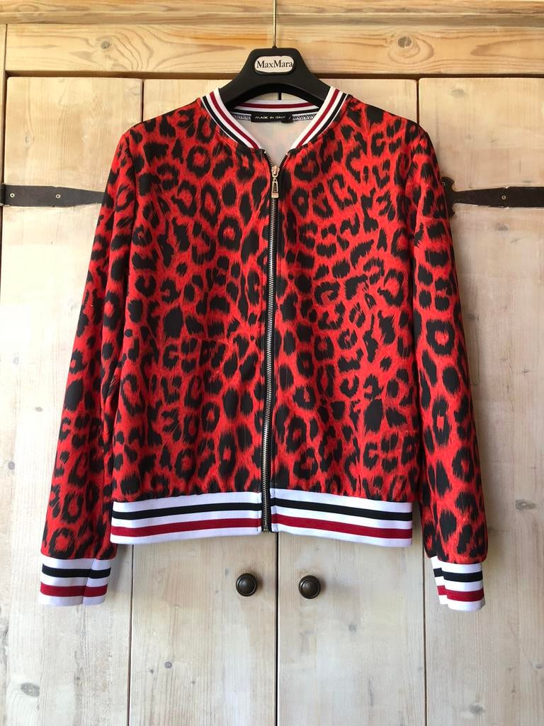 Tijgerprint vest-maat L-NIEUW, Ophalen of Verzenden, Nieuw, Maat 38/40 (M), Rood