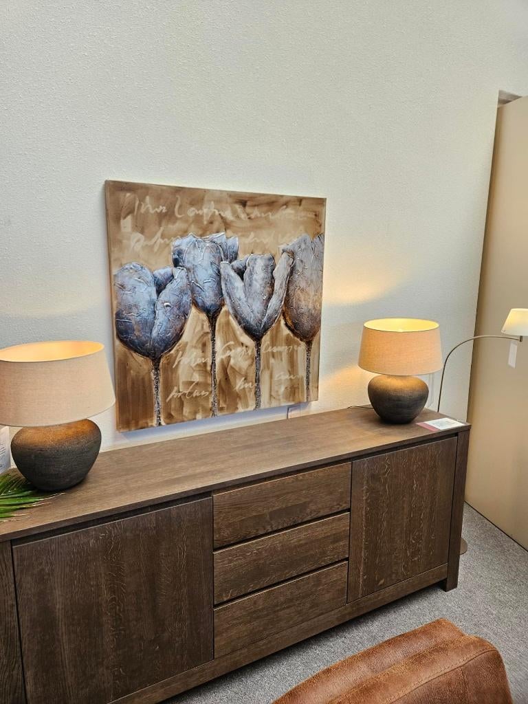 Schilderij Tulpen | 100 x 100, Ophalen