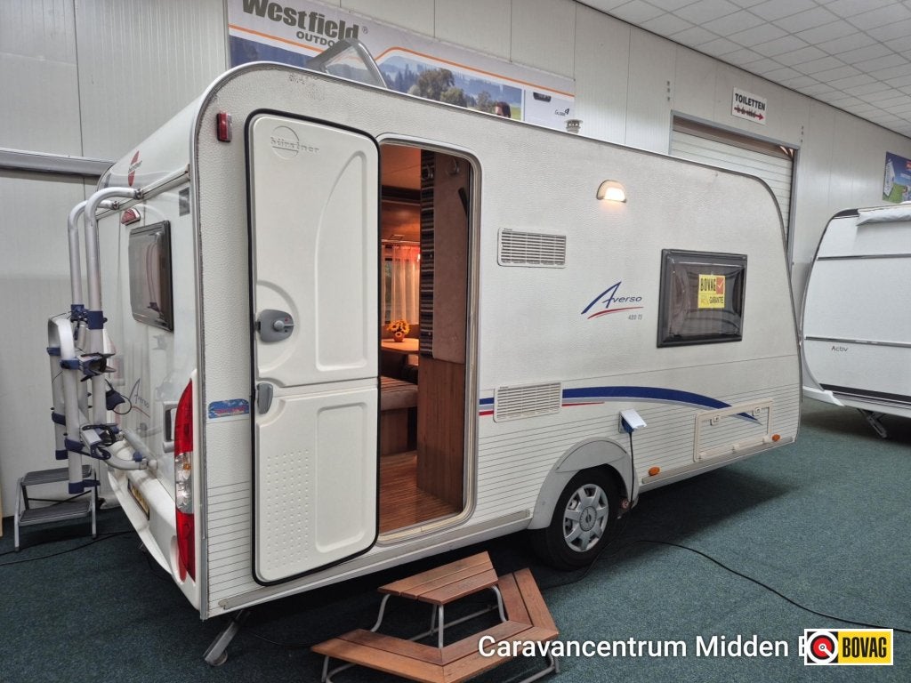 Bürstner Averso 420 TS Mover, Voortent, Caravans en Kamperen, Overige typen, Bedrijf, Treinzit, Bürstner