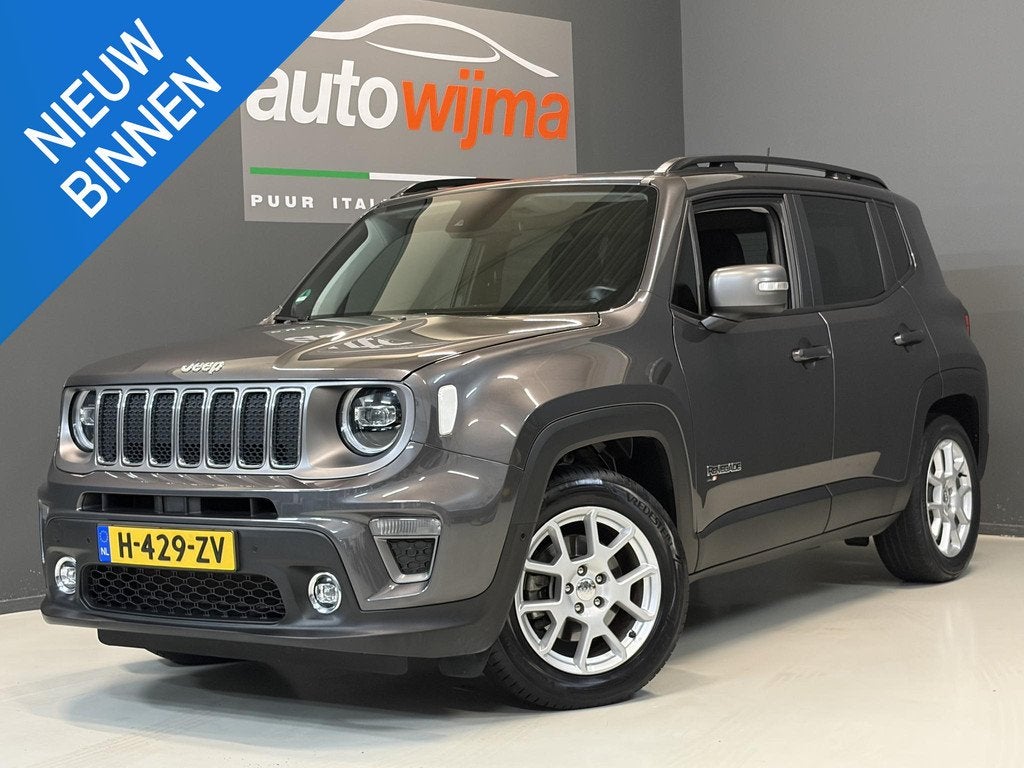 Jeep Renegade 1.0 Turbo 120pk Limited Trekhaak, Keyless, Car, Voorwielaandrijving, Stof, Origineel Nederlands, Bedrijf