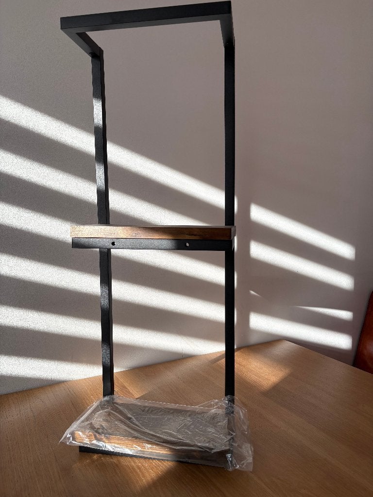 Stijlvol handdoekrek - Nieuw, Huis en Inrichting, Badkamer | Badtextiel en Accessoires, Ophalen, Nieuw, Zwart, Handdoekenrek