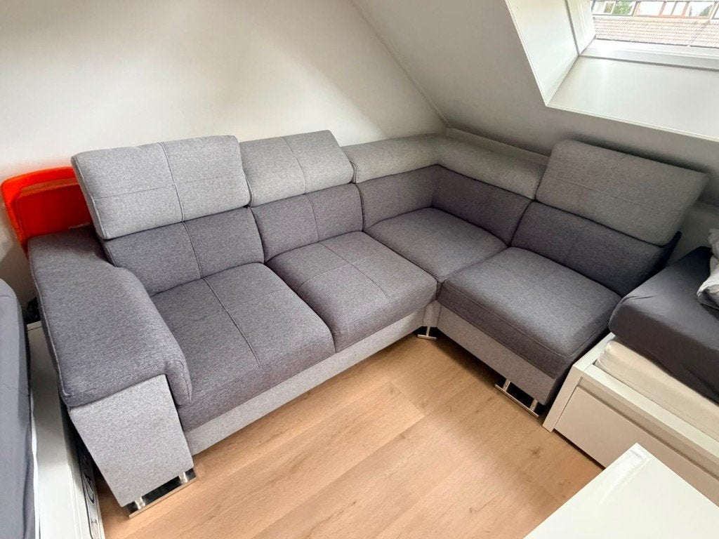BANKSTEL / HOEKBANK ZGAN, Ophalen, Minder dan 75 cm, Hoekbank, Zo goed als nieuw
