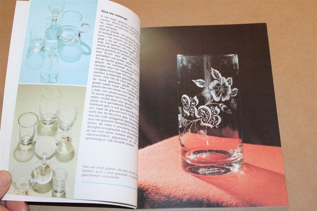 Glas graveren. Ruth Brunner. Handenarbeidreeks., Ophalen of Verzenden, Gelezen, Overige onderwerpen