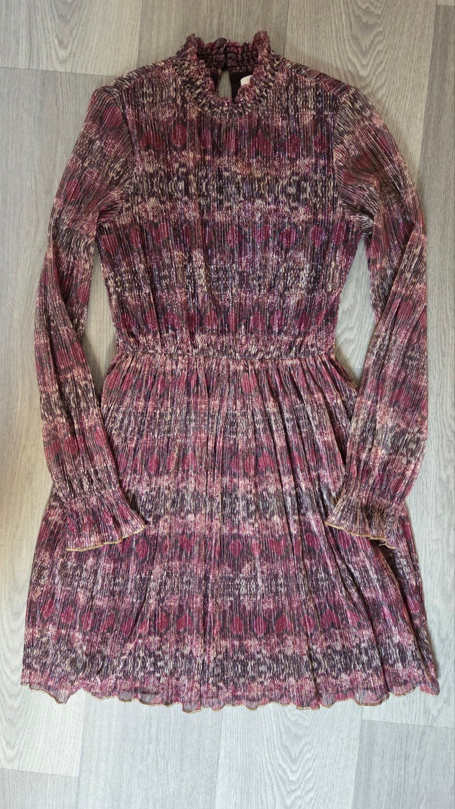 Freebird jurk met lange mouwen en print - Maat XS, Meerkleurig, Ophalen of Verzenden, Zo goed als nieuw, Freebird