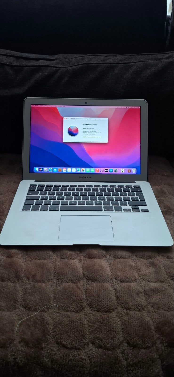 Macbook Air 2017, Computers en Software, Apple Macbooks, Qwerty, 8 GB, 13 inch, Minder dan 2 Ghz