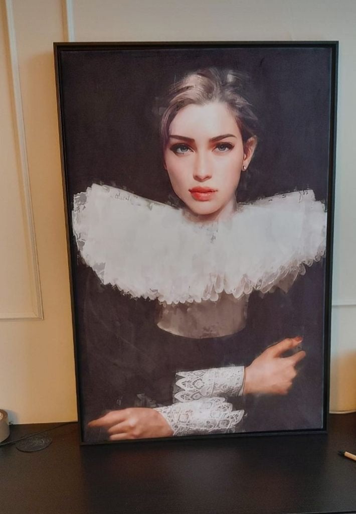 The age of innocence  ArtFrame met baklijst 60x90 cm, Ophalen, Nieuw, Schilderij, 75 – 100