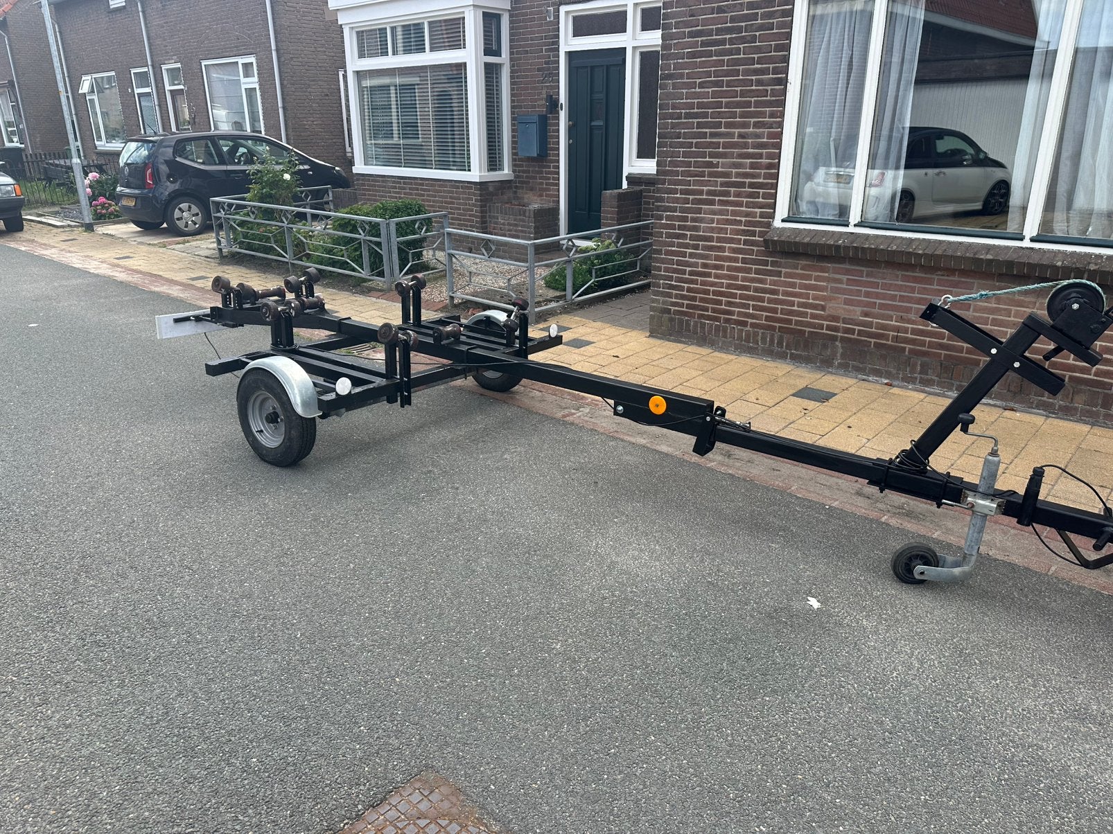 Boottrailer 5 meter Kanteltrailer Zeer netjes Veel vernieuwd, Ophalen, Zo goed als nieuw