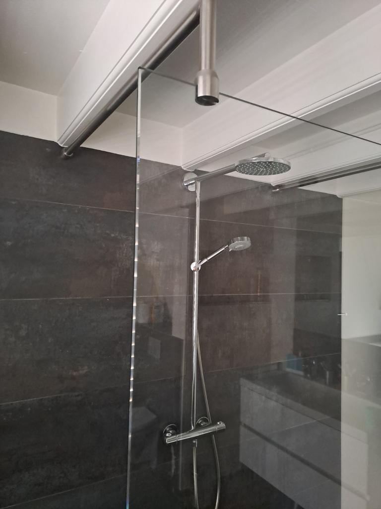 Douche met stortdouche, Ophalen