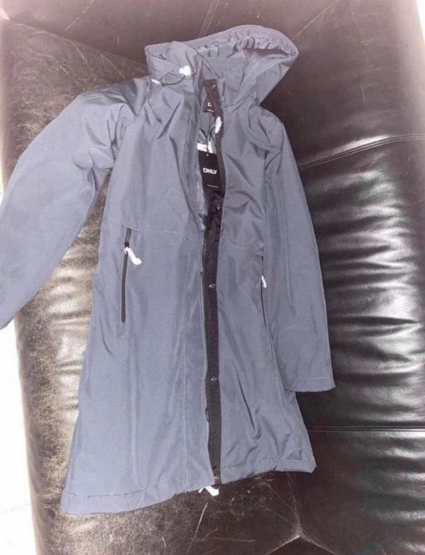 Only Parka jas blauwgrijs medium nieuw!, Ophalen of Verzenden, Nieuw, Maat 38/40 (M), Overige kleuren