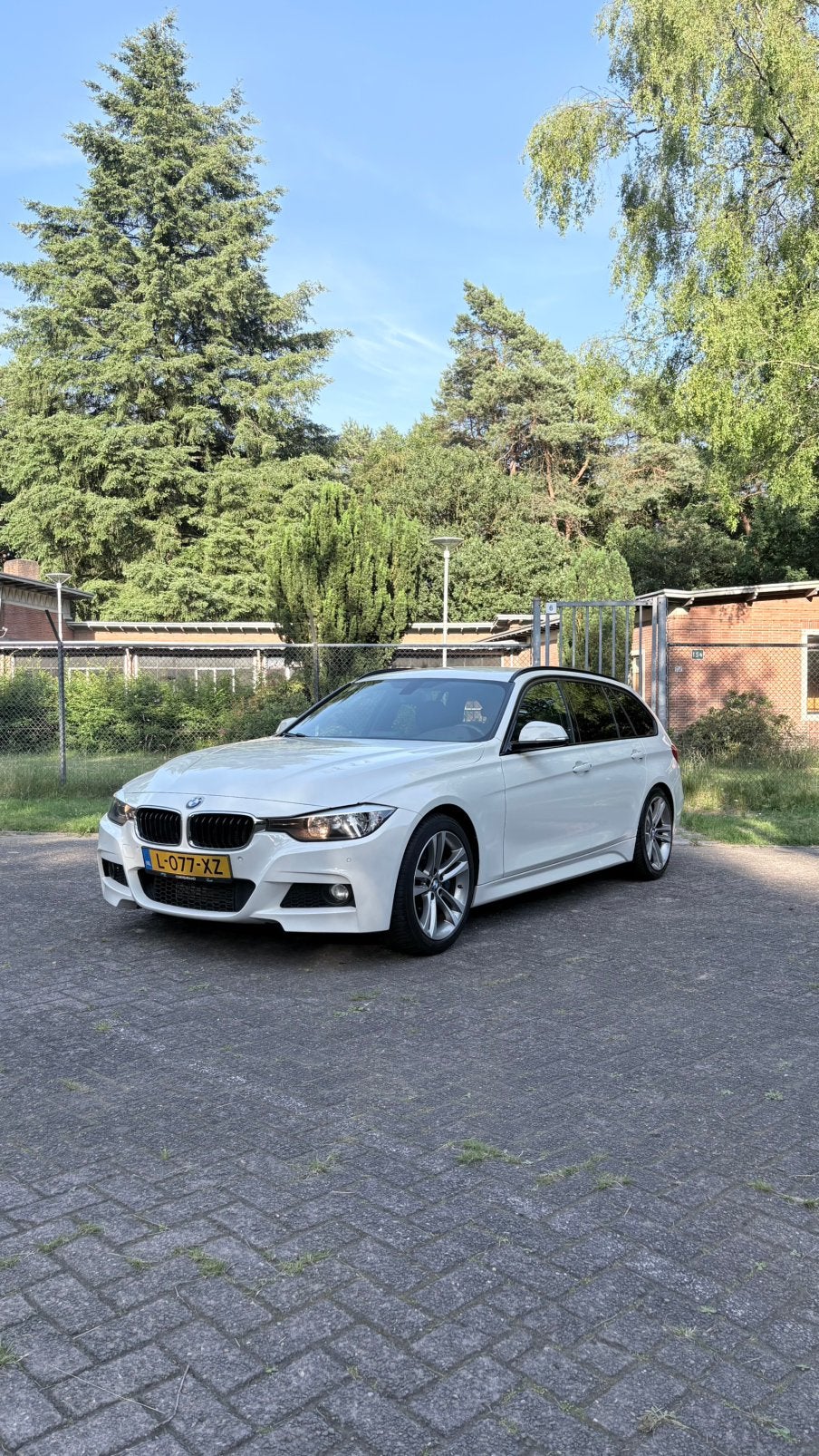 BMW 328i Touring M Sport |Nieuwe Motor|Stoelverw.|Trekhaak, Auto's, Zwart, 4 cilinders, Wit, Stationwagon