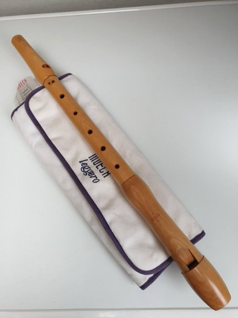 Altblokfluit Moeck  leggero incl. hoes, Muziek en Instrumenten, Blaasinstrumenten | Blokfluiten, Ophalen, Zo goed als nieuw, Alt