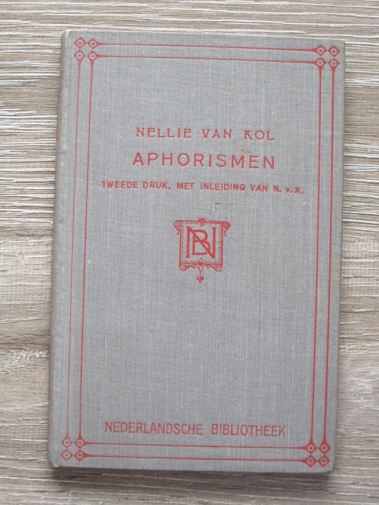 Aphorismen - Nellie van Kol, Ophalen of Verzenden, Gelezen, Nederland