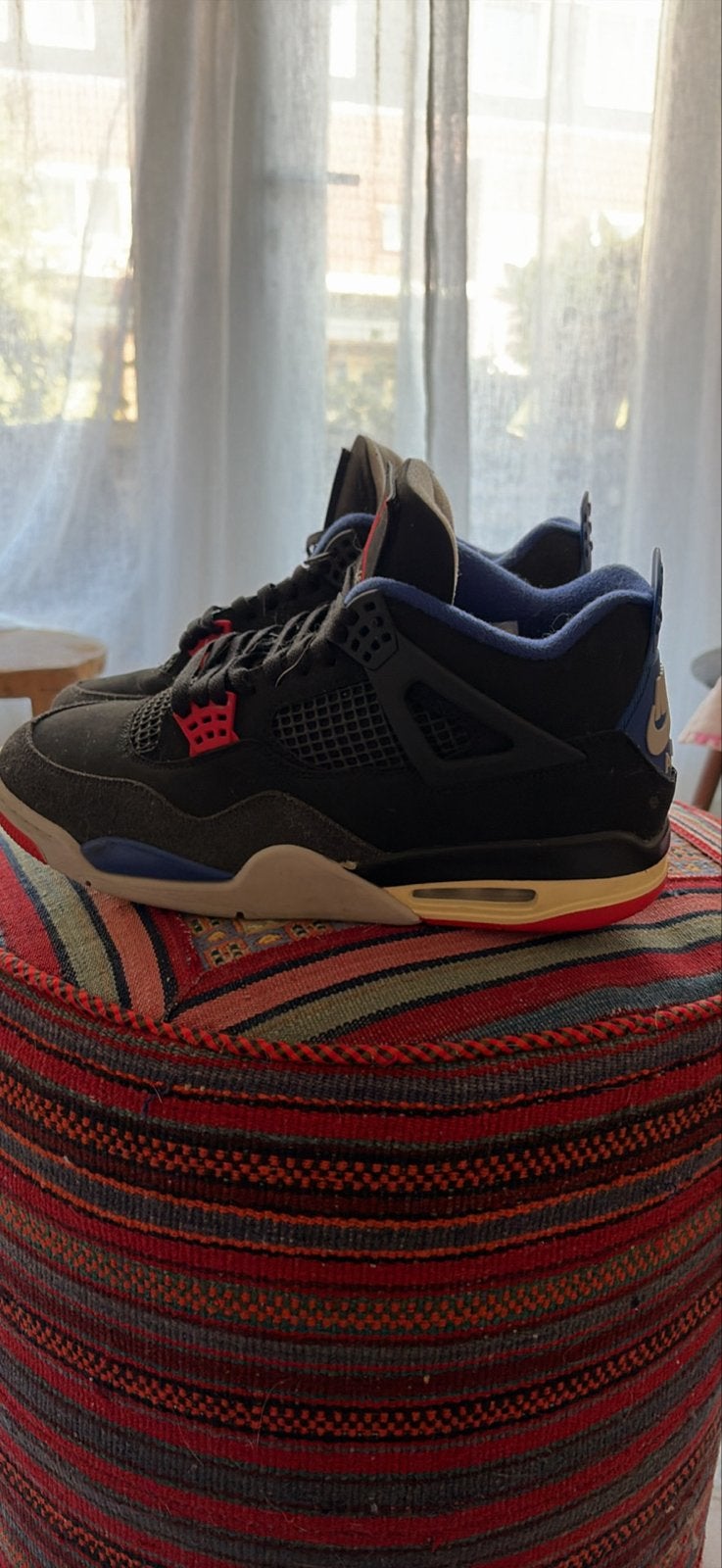 Nike Air Jordan 4 - Maat 46, Kleding | Heren, Ophalen, Gedragen, Zwart, Sneakers of Gympen