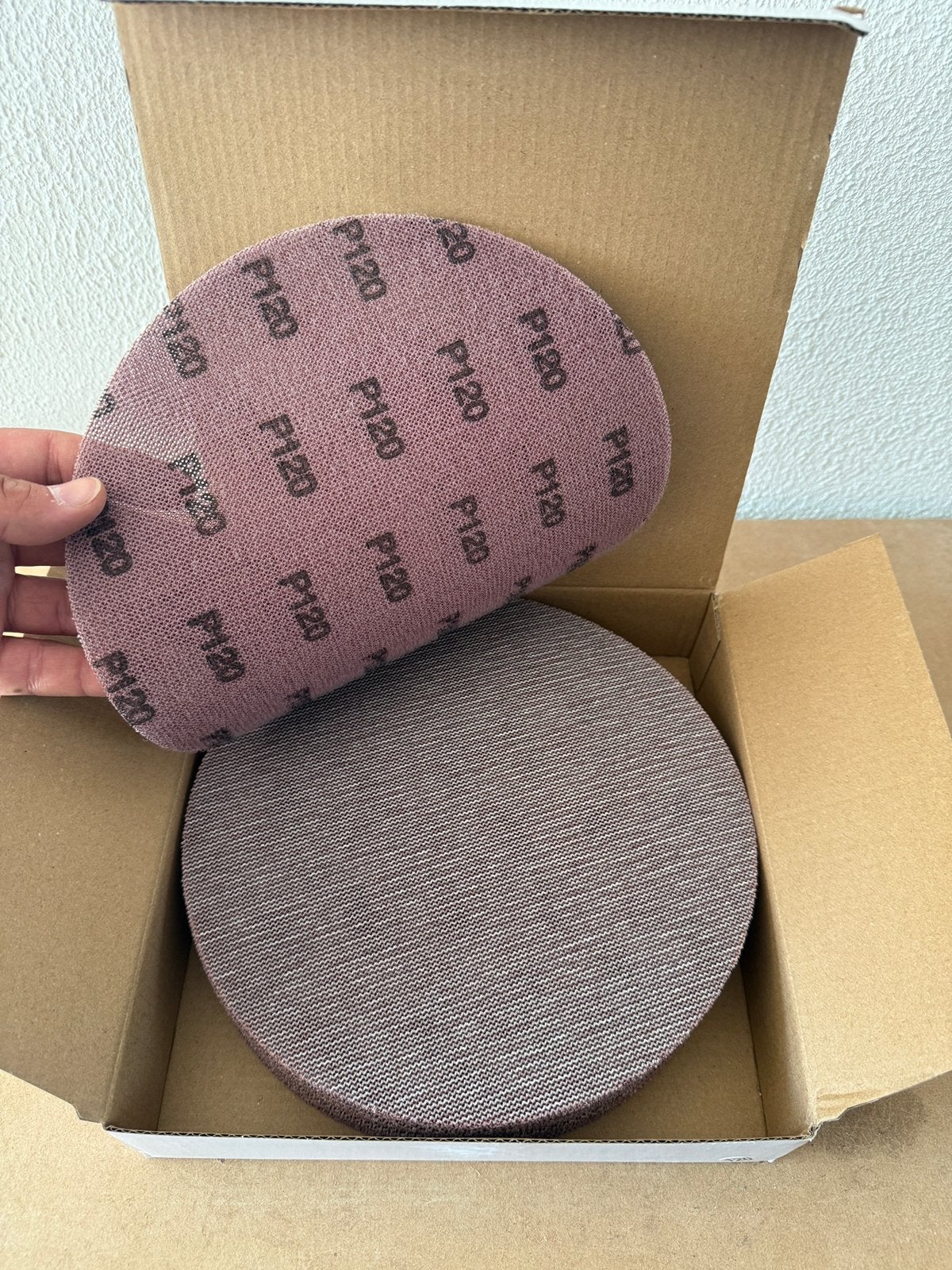 Schuurpapier klittenband 225 mm gaas stofgaten 25 stuks, Auto diversen, Ophalen of Verzenden