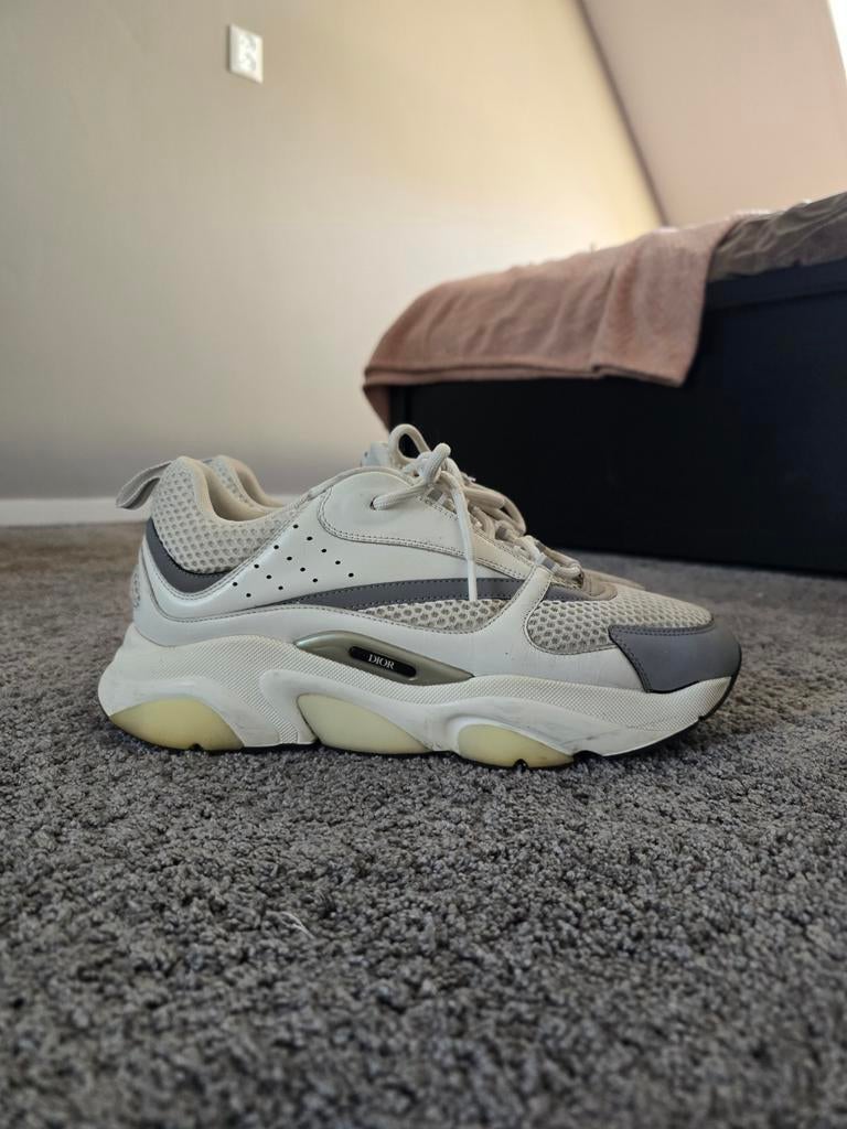 Dior B22 sneakers wit/zilver - Uniek en stijlvol 44,5 44/45, Kleding | Heren, Schoenen, Wit, Ophalen of Verzenden, Sneakers of Gympen