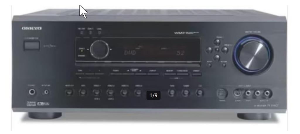 Onkyo TX-SR602 AV Receiver, Ophalen of Verzenden, Zo goed als nieuw, 120 watt of meer, Stereo