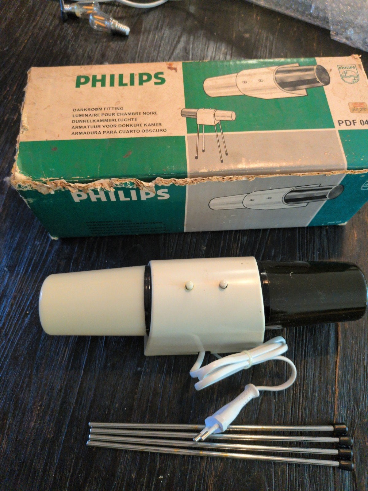 Philips PDF 040 Safelight Doka Lamp, Ophalen of Verzenden, Gebruikt, Doka-onderdelen, Draagbaar