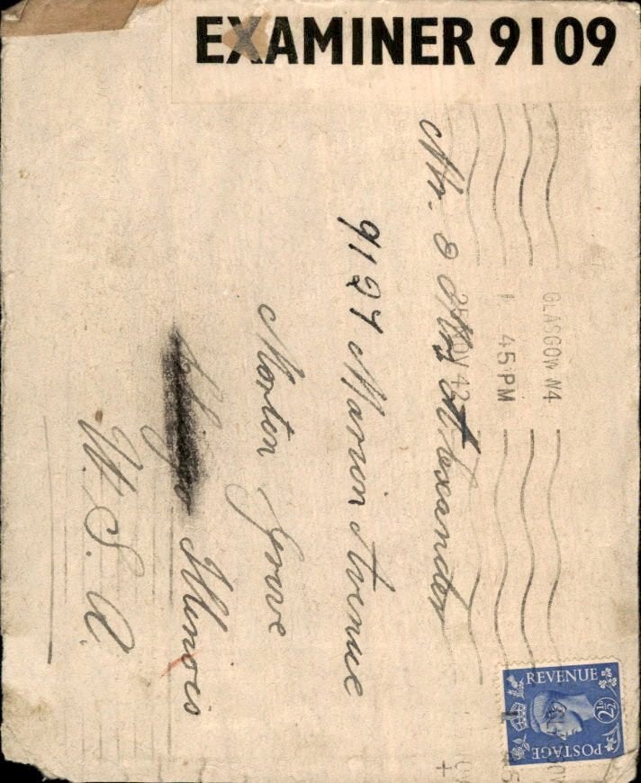 Derde Rijk - Engeland - USA - 1942, Postzegels en Munten, Brieven en Enveloppen | Buitenland, Verzenden, Envelop
