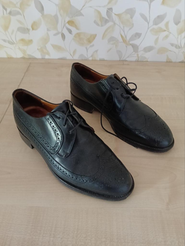 Grenson heren veterschoenen, zwart, maat 42, Zwart, Grenson, Ophalen of Verzenden, Gedragen