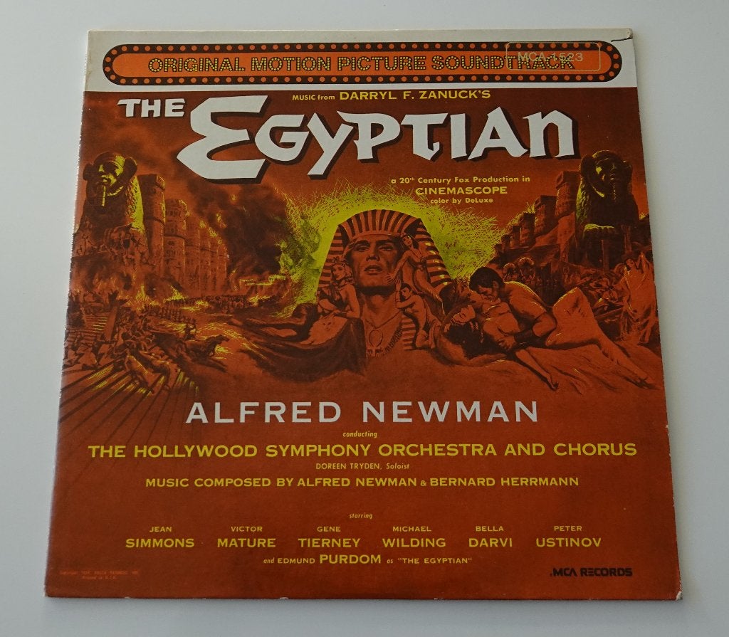 Alfred Newman & Bernard Herrmann - The Egyptian uit 1980, Ophalen, Zo goed als nieuw, 12 inch