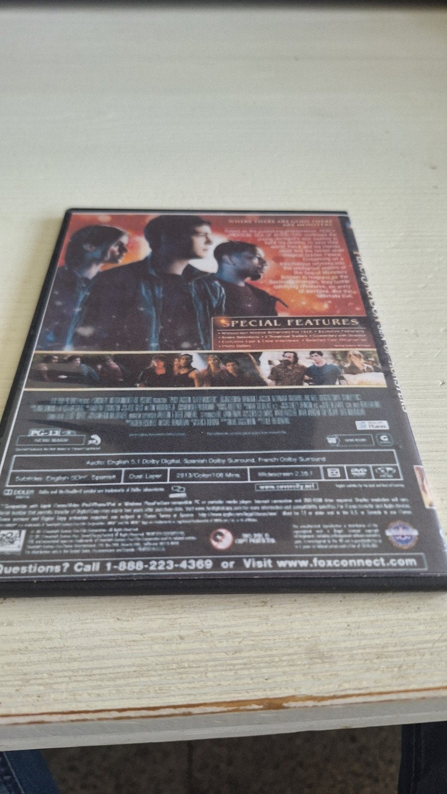 Percy Jackson: Sea of Monsters DVD - Avontuurlijke Fantasy, Avontuur, Gebruikt, Ophalen of Verzenden, Vanaf 6 jaar