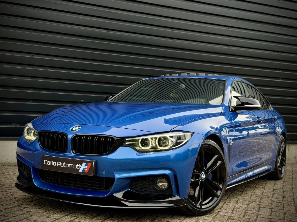 BMW 4 Serie Gran Coupé 420i M-PERFORMANCE VIRTUAL|DAK|HUD|C, 1998 cc, Gebruikt, 4 cilinders, Blauw