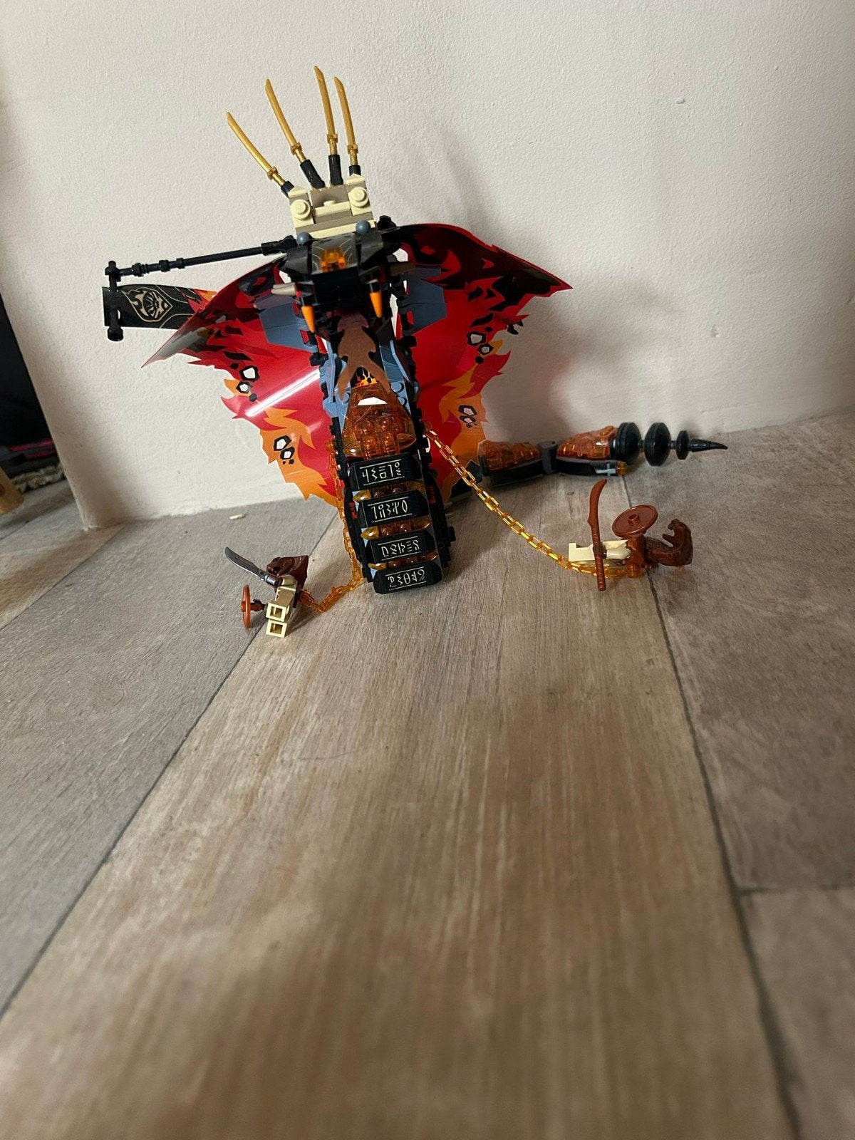 Lego Ninjago Vuurtand 70674, Ophalen of Verzenden, Gebruikt, Overige merken