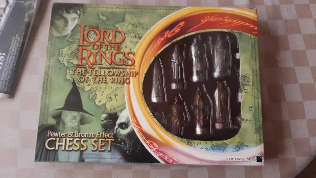 bordspel chess schaken Lotr Lord of the Rings Fellowship, Een of twee spelers, Ophalen of Verzenden, Nieuw