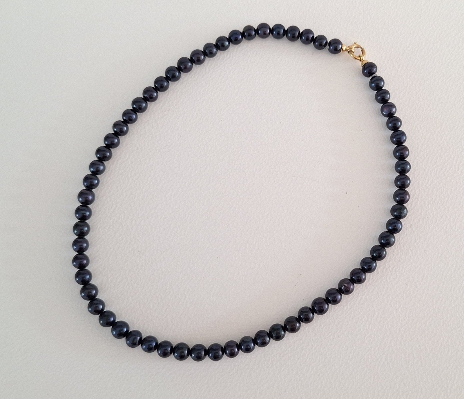 Tahiti parel collier goud 375 gouden ketting 9 krt parels, Nieuw, Ophalen of Verzenden, Met edelsteen, Goud