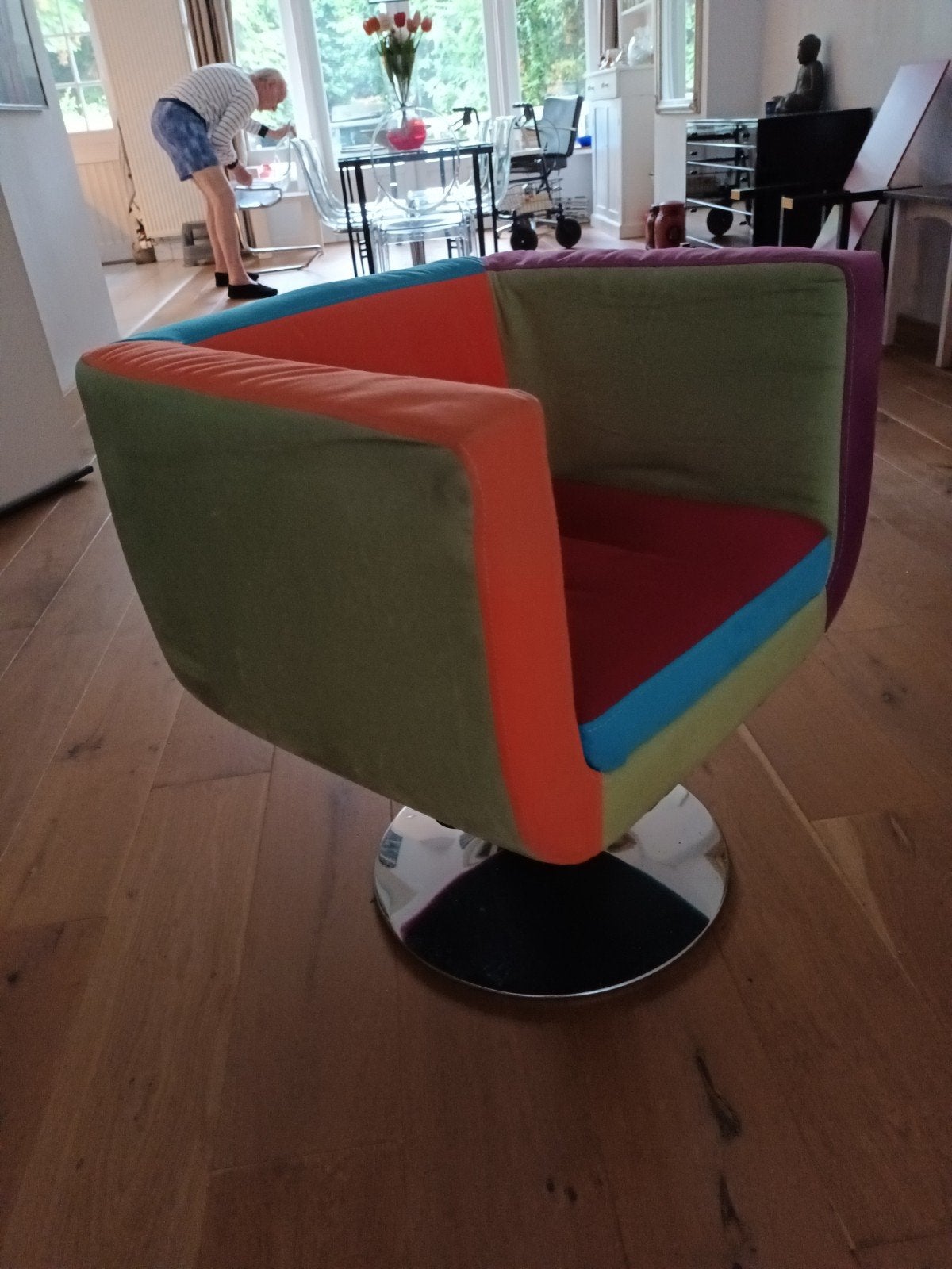 leuke gekleurde blokstoel, Ophalen, Minder dan 75 cm, 50 tot 75 cm, Modern