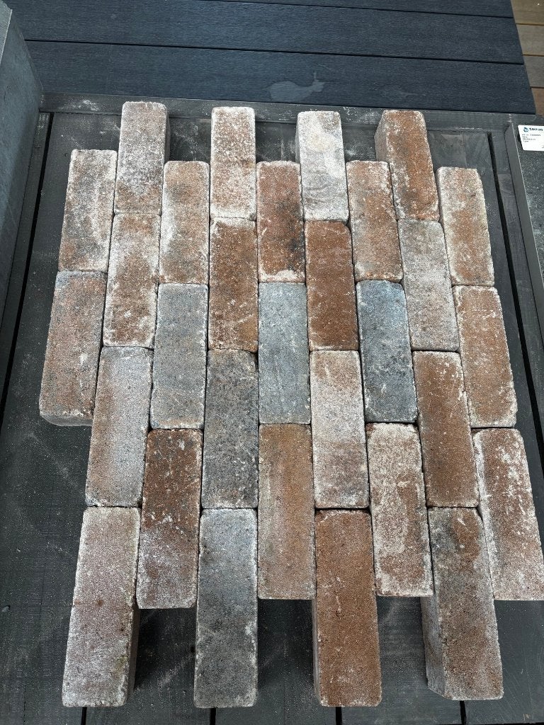 Tumbelton dikformaat Brons, Ophalen, Klinkers, Nieuw, 10 m² of meer