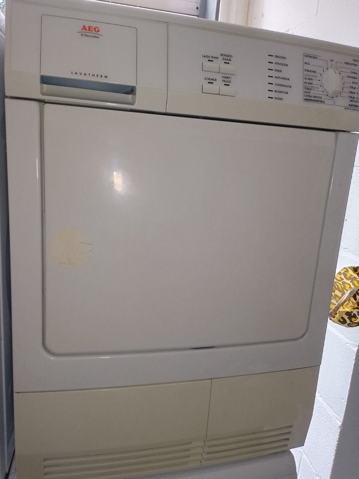AEG Lavatherm Condensdroger ( met garantie ), 6 tot 8 kg, Anti-kreukfase, Refurbished, Ophalen of Verzenden