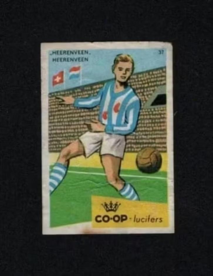 Lucifermerk Heerenveen Voetbal Jaren 60., Verzamelen, Ophalen of Verzenden, Zo goed als nieuw