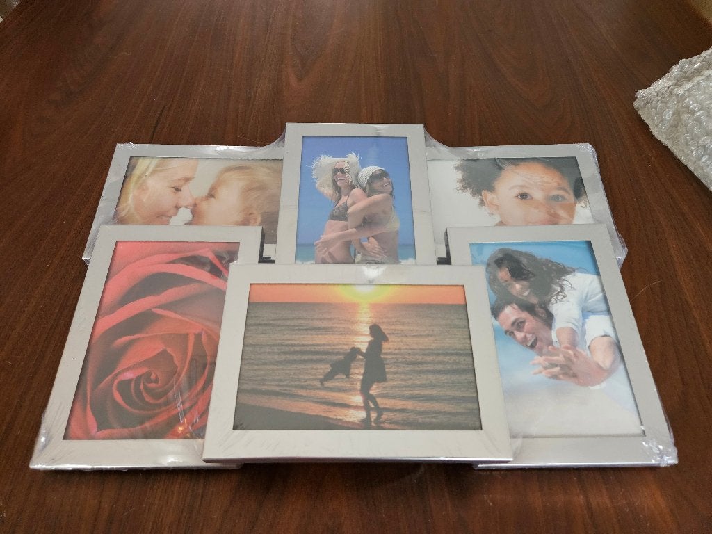 Fotolijst voor 6 foto's (nieuw), Audio, Tv en Foto, Fotografie | Fotolijsten, Ophalen of Verzenden, Nieuw, Collagefotolijst