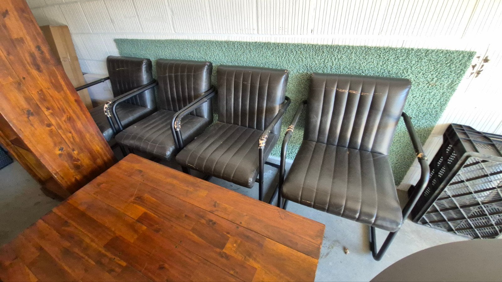 4 eetkamer stoelen., Ophalen, Gebruikt