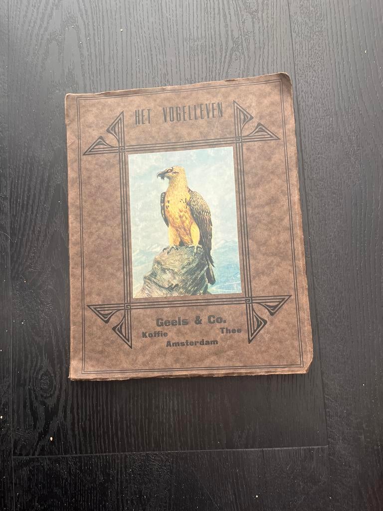 Vintage Plaatjesalbum 'Het Vogelleven' - Geels & Co., Ophalen of Verzenden, Gelezen, Plaatjesalbum