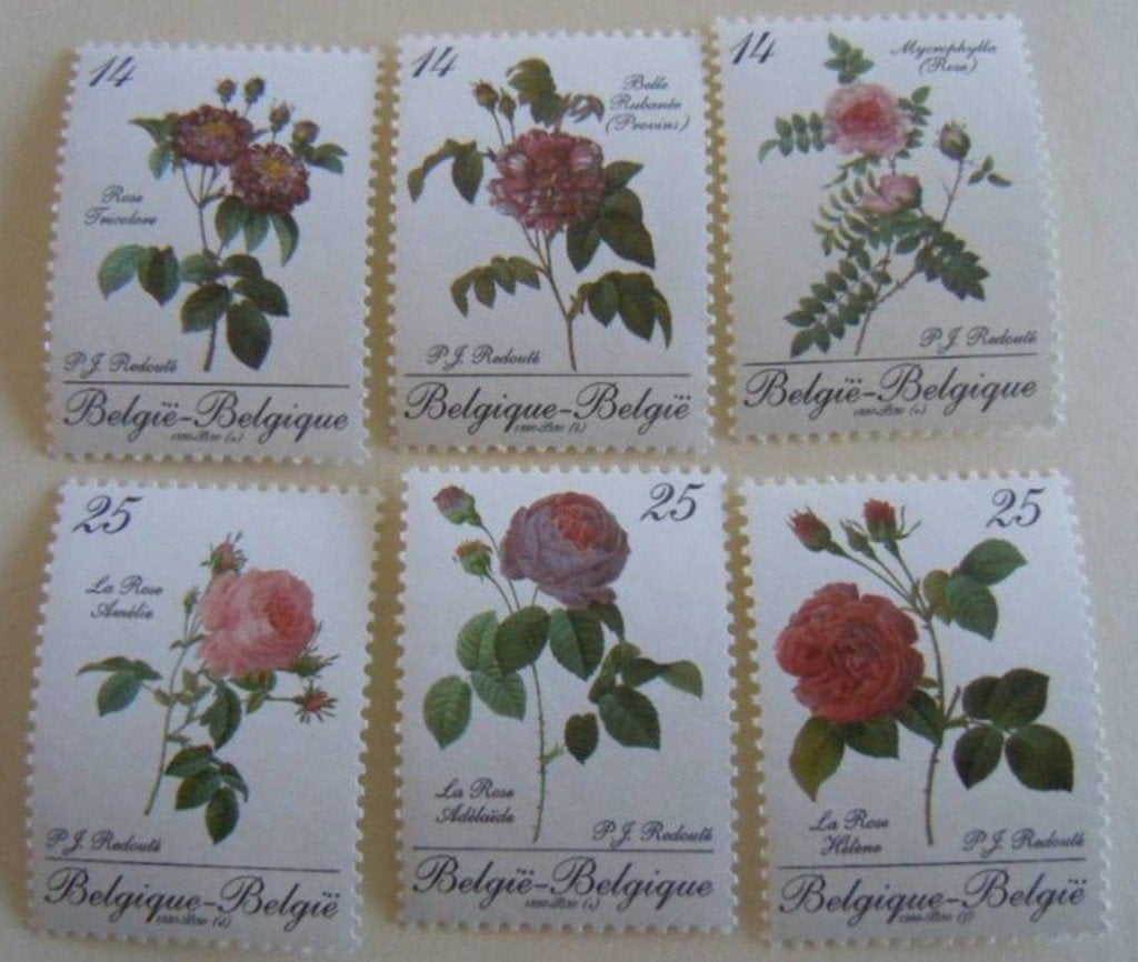 België 1990 - OBP 2370-2375  - Rozen Belgica 90, Verzenden, Frankeerzegel, Postfris, Postfris