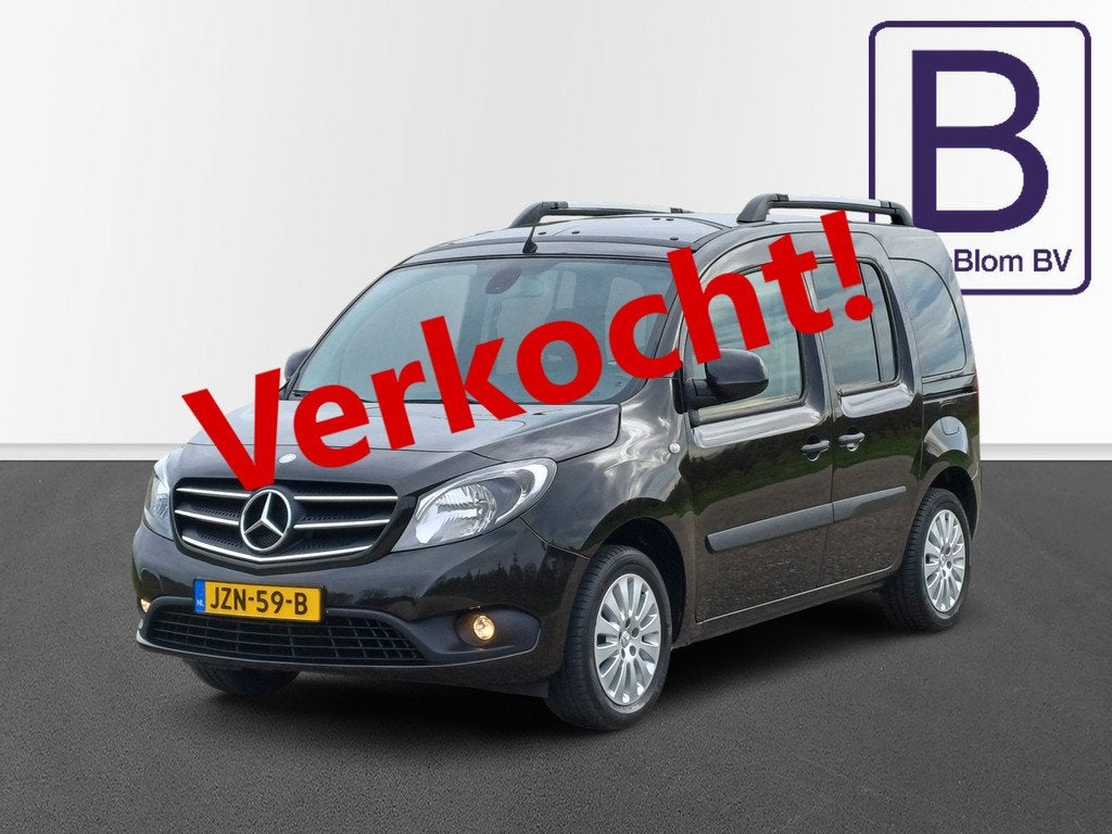Mercedes-Benz Citan 112 Ambiente /Clima/Navi/Cruise/Camera/P, Auto's, Mercedes-Benz, Stof, Gebruikt, 116 pk, Zwart