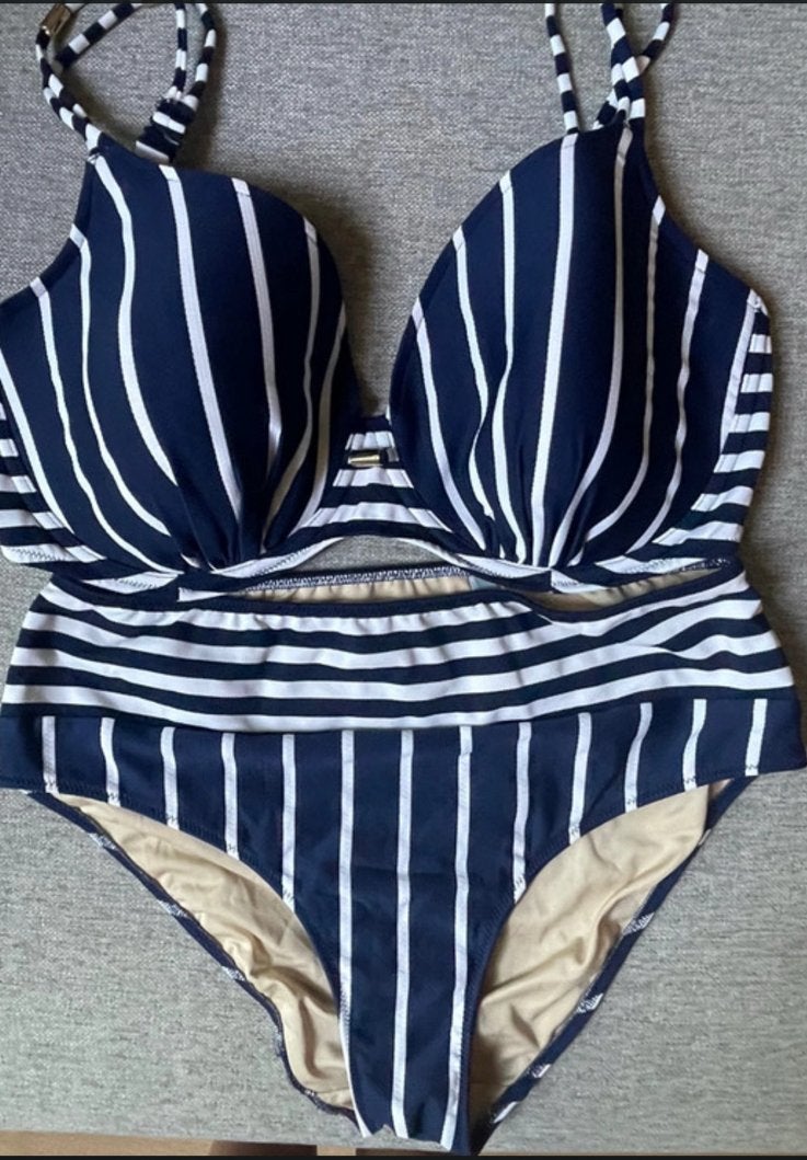Mooie Marie jo bikini, Ophalen of Verzenden, Zo goed als nieuw, Blauw, Bikini